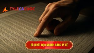 bí quyết đọc nhanh bảng tỷ lệ