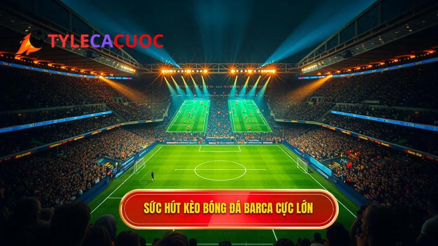 Sức hút mãnh liệt của kèo bóng đá Barca trên thị trường