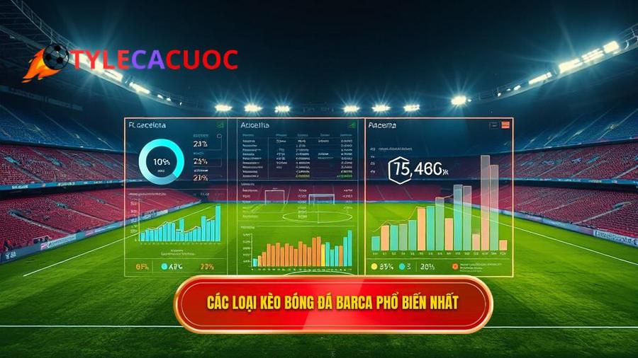 Các loại kèo bóng đá Barca phổ biến nhất hiện nay