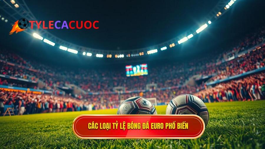 Các loại hình tỷ lệ bóng đá Euro phổ biến nhất hiện nay