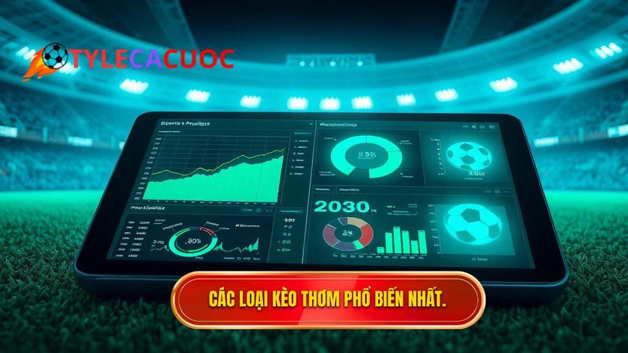 Các loại kèo phổ biến khi tìm kiếm kèo thơm hôm nay