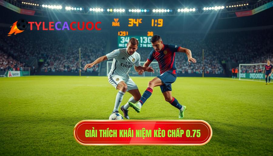 1. Giải thích khái niệm kèo chấp 0.75