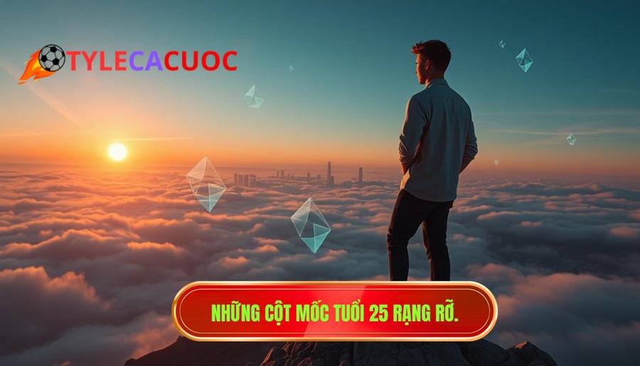 1. Những cột mốc tuổi 25 rạng rỡ.