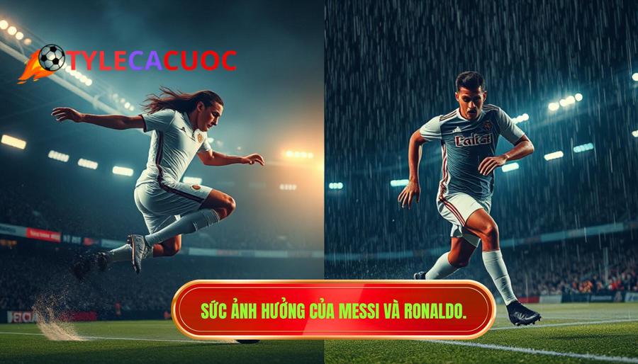 1. Sức ảnh hưởng của Messi và Ronaldo.